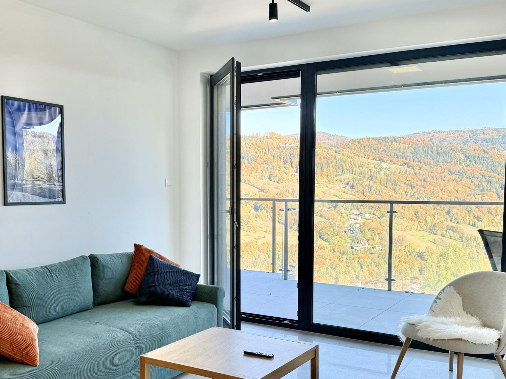 Owysoko - Apartamenty Z Widokiem 200 M Od Tras Szczyrk Mountain Resort Kamer foto