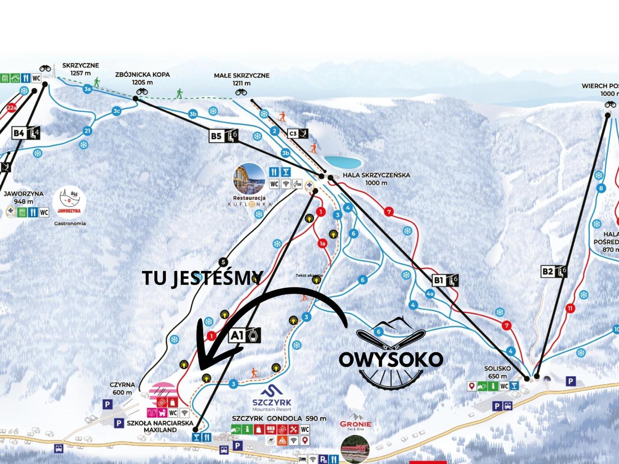 Owysoko - Apartamenty Z Widokiem 200 M Od Tras Szczyrk Mountain Resort Buitenkant foto